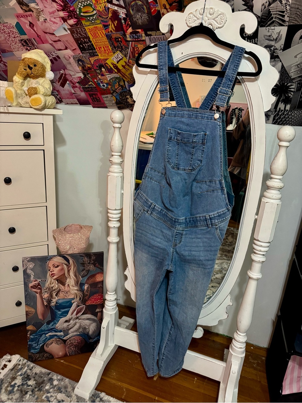 Paisley Sky Classic Blue Denim Overalls